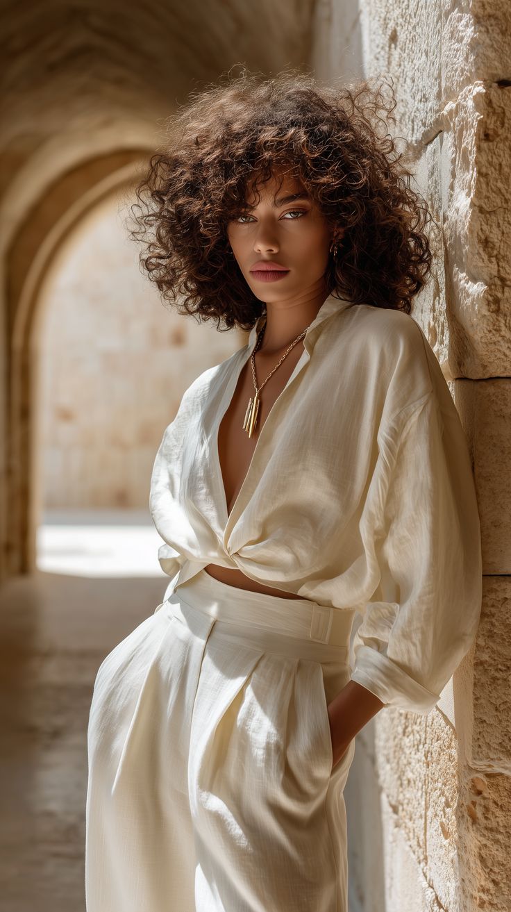 Solene halter tie-up top